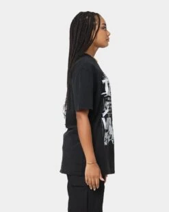 The Who Collage T-Shirt Black -Mitchell & Ness Shop 08000937 YB001 womens 0050