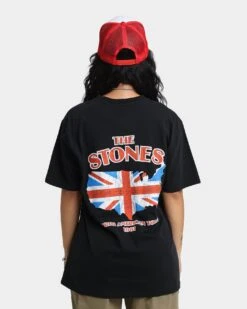 The Rolling Stones American Tour 1981 T-Shirt Black Wash -Mitchell & Ness Shop 08000945 YB295 womens 0040