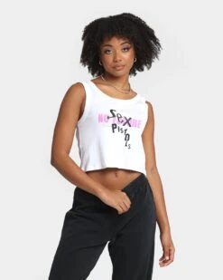 Sex Pistols Women's No Future Tank White
