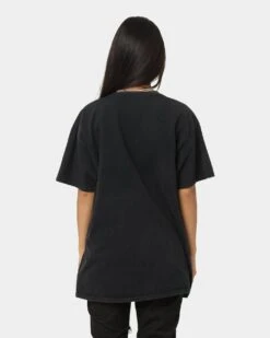 Nirvana In Utero Distressed Circle T-Shirt Black Wash -Mitchell & Ness Shop 08000957 YB295 womens 0040