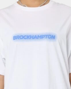 Brockhampton Alien T-Shirt White -Mitchell & Ness Shop 08000966 YW100 womens 0030