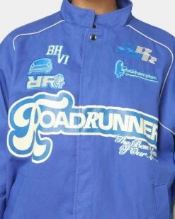 Brockhampton Flame Racing Jacket Royal Blue 4 Brockhampton Flame Racing Jacket Royal Blue -Mitchell & Ness Shop 08000967 YR189 womens 0030