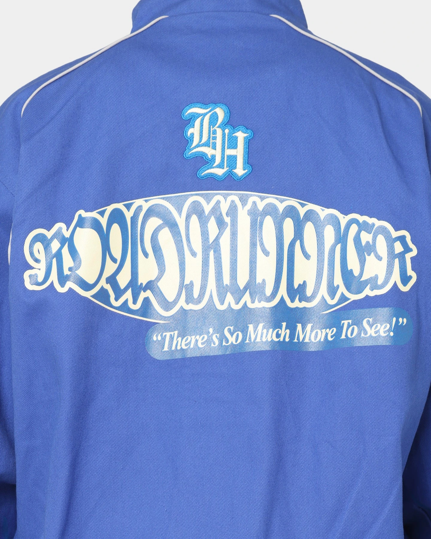 Brockhampton Flame Racing Jacket Royal Blue Brockhampton Flame Racing Jacket Royal Blue -Mitchell & Ness Shop 08000967 YR189 womens 0040