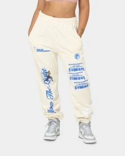 Brockhampton New Light Track Pants Off White 4 Brockhampton New Light Track Pants Off White -Mitchell & Ness Shop 08000969 YO007 womens 0010