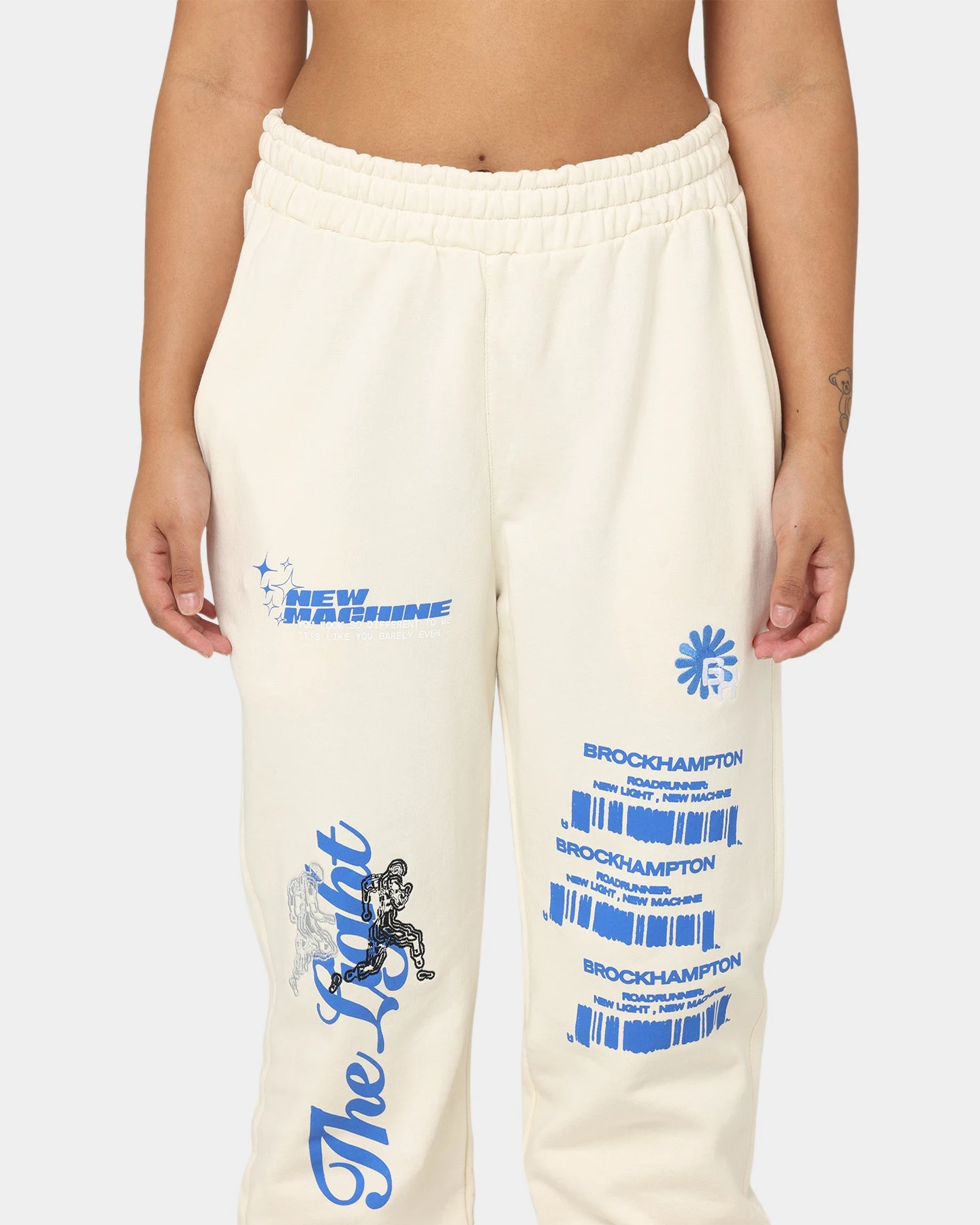 Brockhampton New Light Track Pants Off White Brockhampton New Light Track Pants Off White -Mitchell & Ness Shop 08000969 YO007 womens 0030