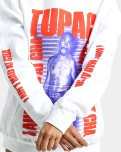 Tupac I Ain't Mad At Cha Hoodie White -Mitchell & Ness Shop 08000982 YW100 womens 0070