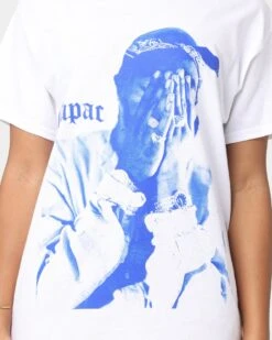Tupac Me Against The World T-Shirt White -Mitchell & Ness Shop 08000986 YW100 womens 0030
