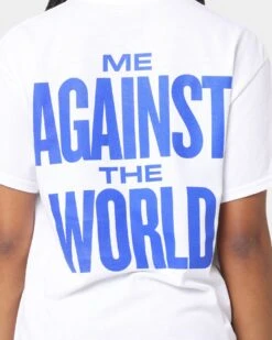 Tupac Me Against The World T-Shirt White -Mitchell & Ness Shop 08000986 YW100 womens 0040