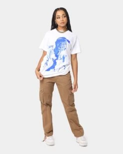 Tupac Me Against The World T-Shirt White -Mitchell & Ness Shop 08000986 YW100 womens 0070