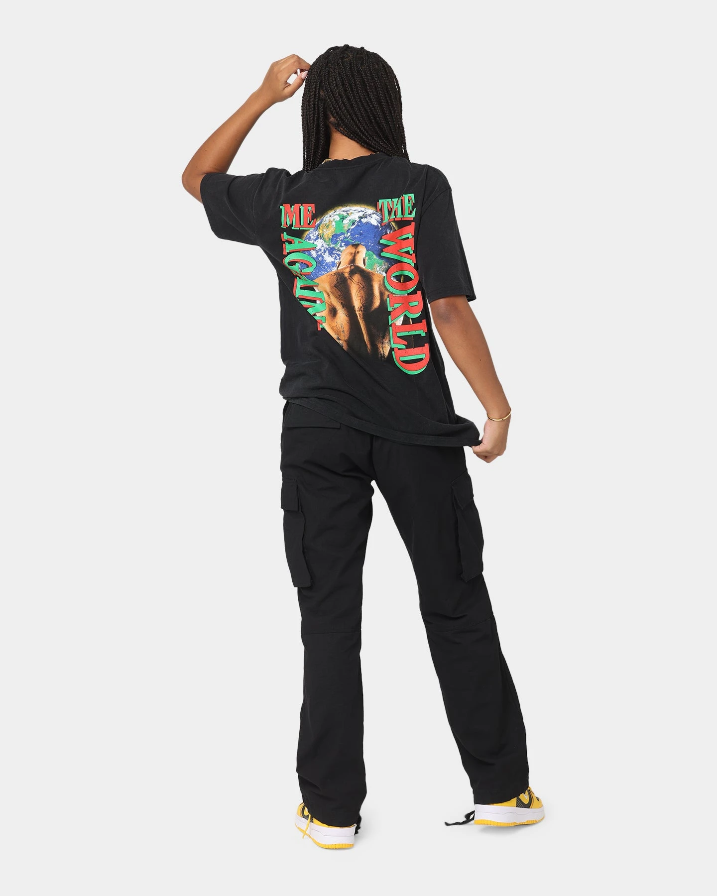 Tupac Forever T-Shirt Black Wash Tupac Forever T-Shirt Black Wash -Mitchell & Ness Shop 08000987 YB295 womens 0020