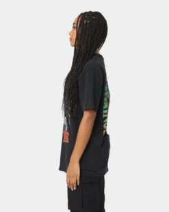 Tupac Forever T-Shirt Black Wash 7 Tupac Forever T-Shirt Black Wash -Mitchell & Ness Shop 08000987 YB295 womens 0060