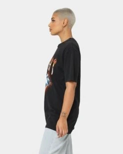 Doja Cat Planet Her Space T-Shirt Black Wash -Mitchell & Ness Shop 08000994 YB295 womens 0060