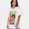Spice Girls Scary Spice T-Shirt White -Mitchell & Ness Shop 08001021 YW100 womens 0010