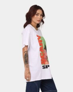 Spice Girls Scary Spice T-Shirt White -Mitchell & Ness Shop 08001021 YW100 womens 0050