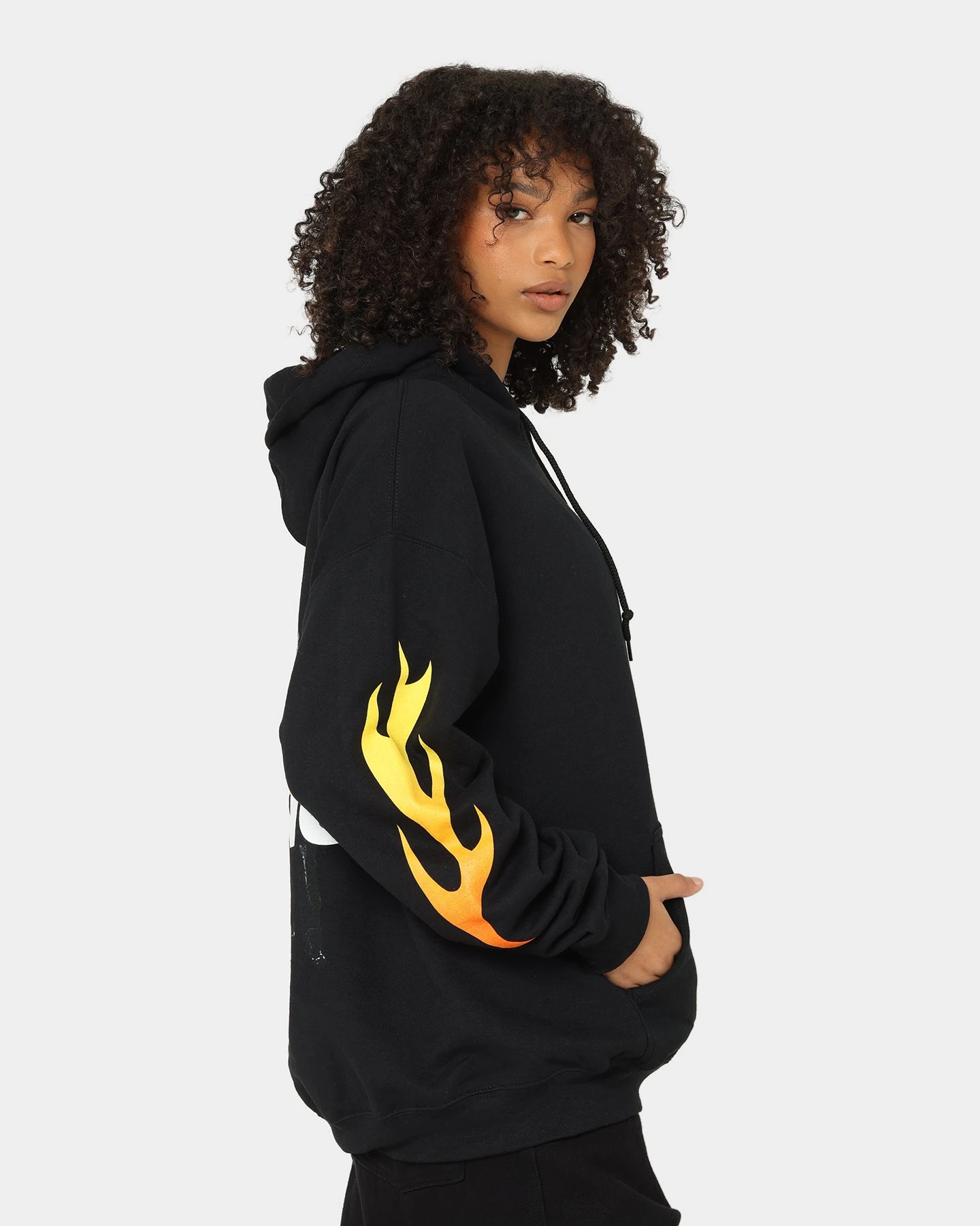 NSYNC Flame Photo Hoodie Black NSYNC Flame Photo Hoodie Black -Mitchell & Ness Shop 08001037 YB001 womens 0060