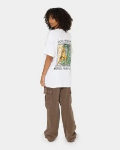 The Rolling Stones Bridges To Babylon '97 T-Shirt White -Mitchell & Ness Shop 08001040 YW100 womens 0080