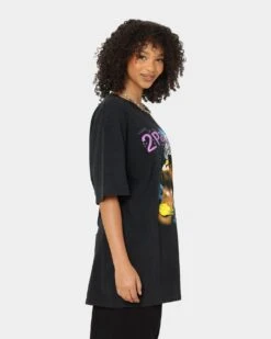 Tupac Cali Love T-Shirt Washed Black -Mitchell & Ness Shop 08001041 YW607 womens 0050