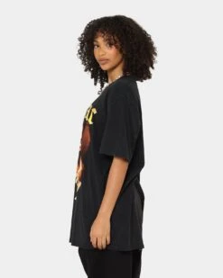 Tupac California Love Spray T-Shirt Washed Black 6 Tupac California Love Spray T-Shirt Washed Black -Mitchell & Ness Shop 08001042 YW607 womens 0060