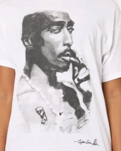TUPAC Keep Ya Head Up T-Shirt White -Mitchell & Ness Shop 08001047 YW100 womens 0040