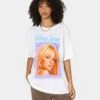 Britney Spears 80s Pastel T-Shirt White 2 Britney Spears 80s Pastel T-Shirt White -Mitchell & Ness Shop 08001051 YW100 womens 0010