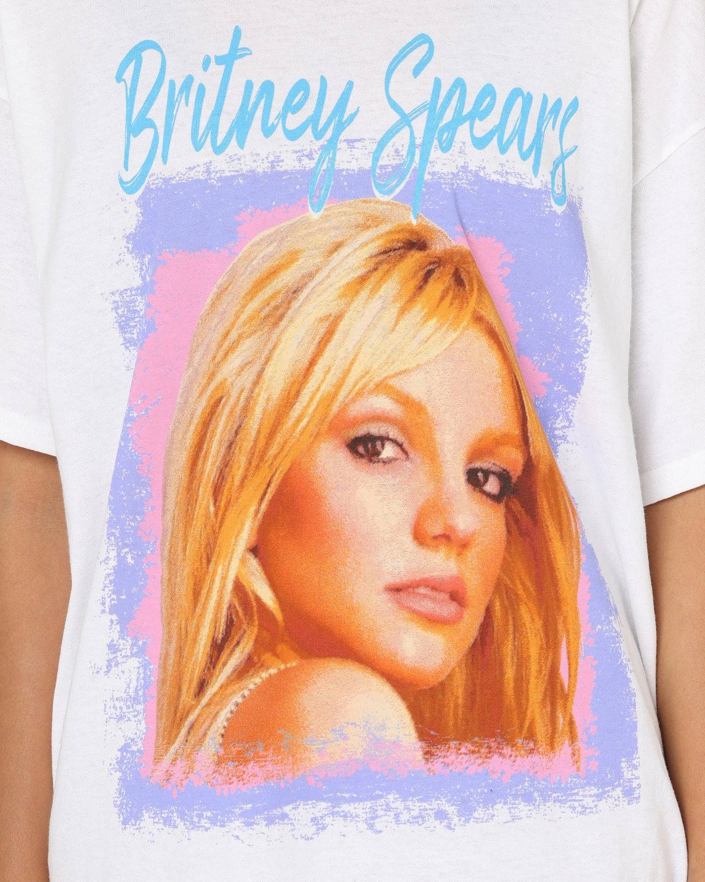Britney Spears 80s Pastel T-Shirt White Britney Spears 80s Pastel T-Shirt White -Mitchell & Ness Shop 08001051 YW100 womens 0030