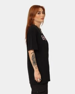 Black Pink Black Pink Album T-Shirt Washed Black -Mitchell & Ness Shop 08001052 YW607 womens 0060