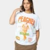 Justin Bieber Peaches T-Shirt White -Mitchell & Ness Shop 08001067 YW100 womens 0010