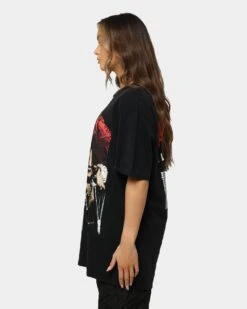 YUNGBLUD Life On Mars Tour Vintage T-Shirt Washed Black -Mitchell & Ness Shop 08001124 YW607 womens 0080