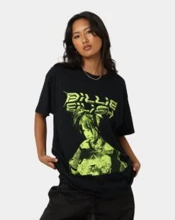 Billie Eilish Illustration T-Shirt Black