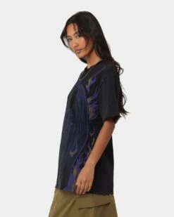 Disney Chernabog Vintage T-Shirt Washed Black -Mitchell & Ness Shop 08001158 YW607 womens 0060