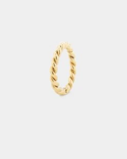 Raising Hell Women's Braided Ring Gold -Mitchell & Ness Shop 09000544 YG200 default 0020
