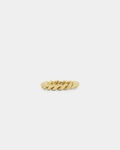 Raising Hell Women's Braided Ring Gold -Mitchell & Ness Shop 09000544 YG200 default 0030