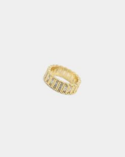 Raising Hell Women's Light Catcher Ring Gold -Mitchell & Ness Shop 09000545 YG200 default 0030