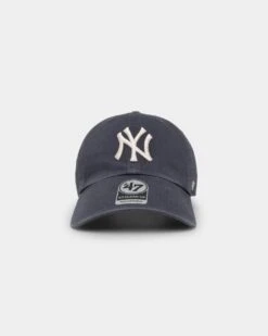 '47 BRAND 47 Brand Men's New York Yankees Clean Up Strapback Vintage Navy