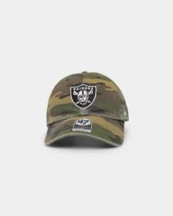 '47 BRAND 47 Brand Las Vegas Raiders 47 Clean Up Strapback Camo