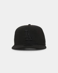 New Era Los Angeles Dodgers 9FIFTY High Crown Precurved Snapback Black/Black