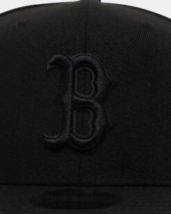 New Era Boston Red Sox 9FIFTY High Crown Snapback Black/Black -Mitchell & Ness Shop 194456620667 default 0050