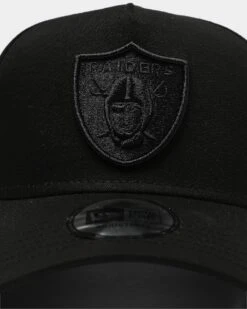 New Era Las Vegas Raiders 9FORTY K-Frame Snapback Black/Black -Mitchell & Ness Shop 194456620773 default 0050