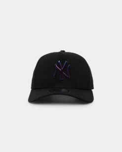 New Era New York Yankees 'Metal Badge' 9FORTY K-Frame Snapback Black/Iridescent