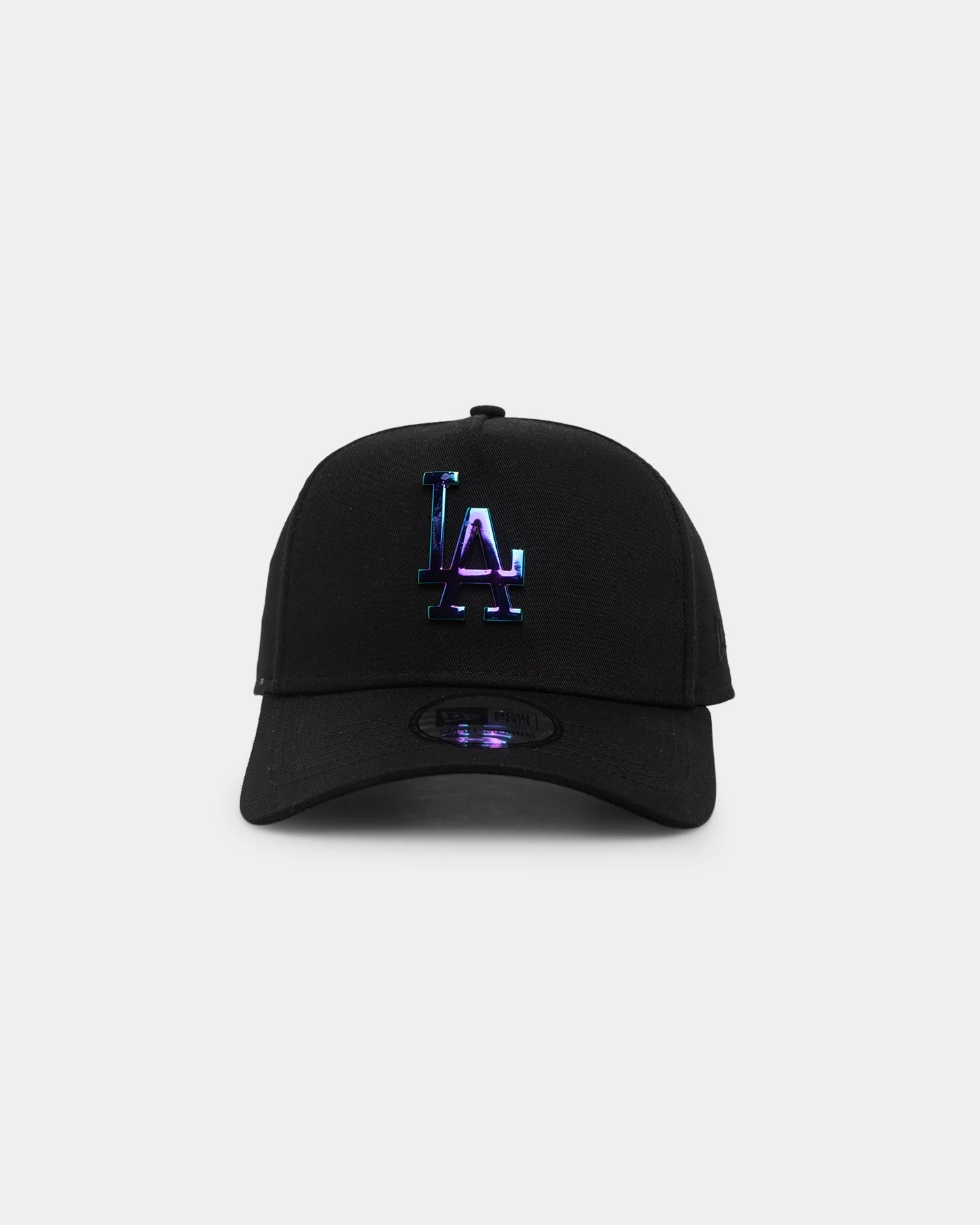 New Era Los Angeles Dodgers 'Metal Badge' 9FORTY K-Frame Snapback Black/Iridescent New Era Los Angeles Dodgers 'Metal Badge' 9FORTY K-Frame Snapback Black/Iridescent -Mitchell & Ness Shop 194457736541 default 00010