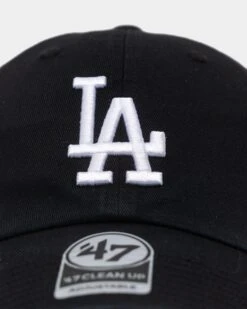 '47 BRAND 47 Brand Los Angeles Dodgers Strapback Black 6 '47 BRAND 47 Brand Los Angeles Dodgers Strapback Black -Mitchell & Ness Shop 194602233420 default 0050