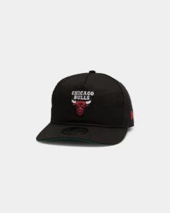 New Era Men's Chicago Bulls Mini Logo Old Golfer Snapback Black/OTC