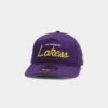 New Era Los Angeles Lakers Script Old Golfer Snapback Purple -Mitchell & Ness Shop 195131791214 default 0020