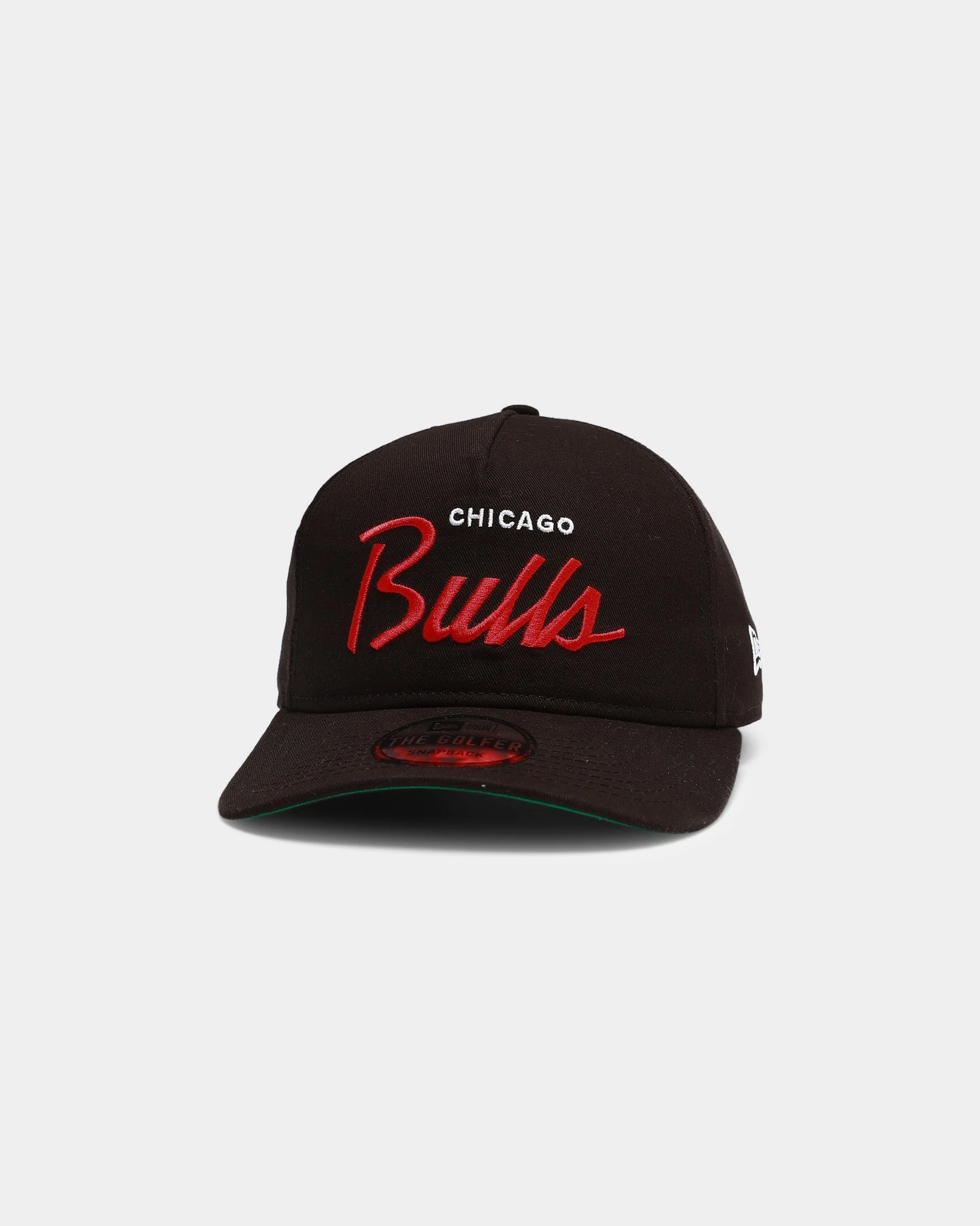 New Era Chicago Bulls Script Old Golfer Snapback Black New Era Chicago Bulls Script Old Golfer Snapback Black -Mitchell & Ness Shop 195131791337 default 0020