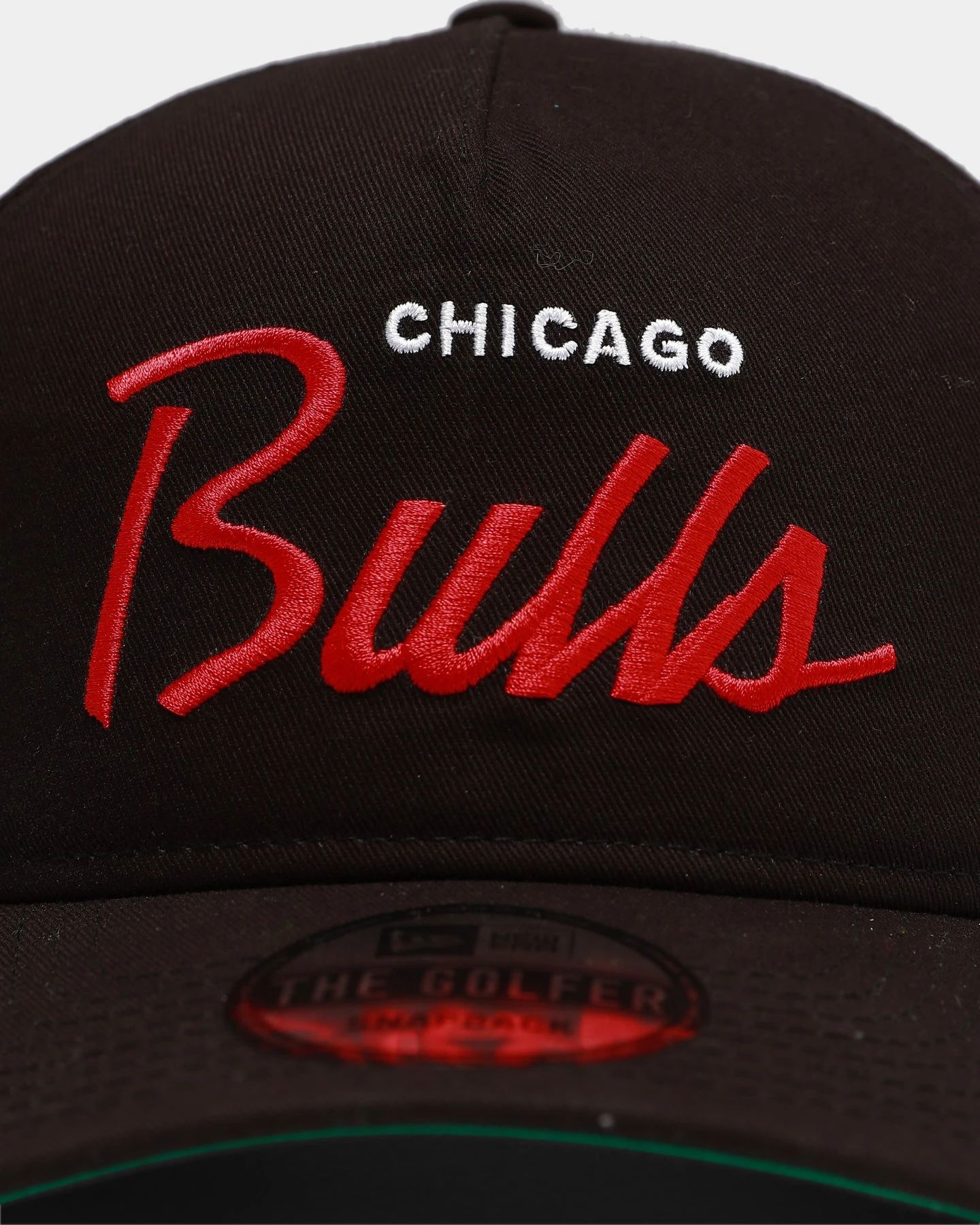 New Era Chicago Bulls Script Old Golfer Snapback Black New Era Chicago Bulls Script Old Golfer Snapback Black -Mitchell & Ness Shop 195131791337 default 0060