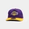 New Era Los Angeles Lakers Old Golfer Snapback Purple/Yellow