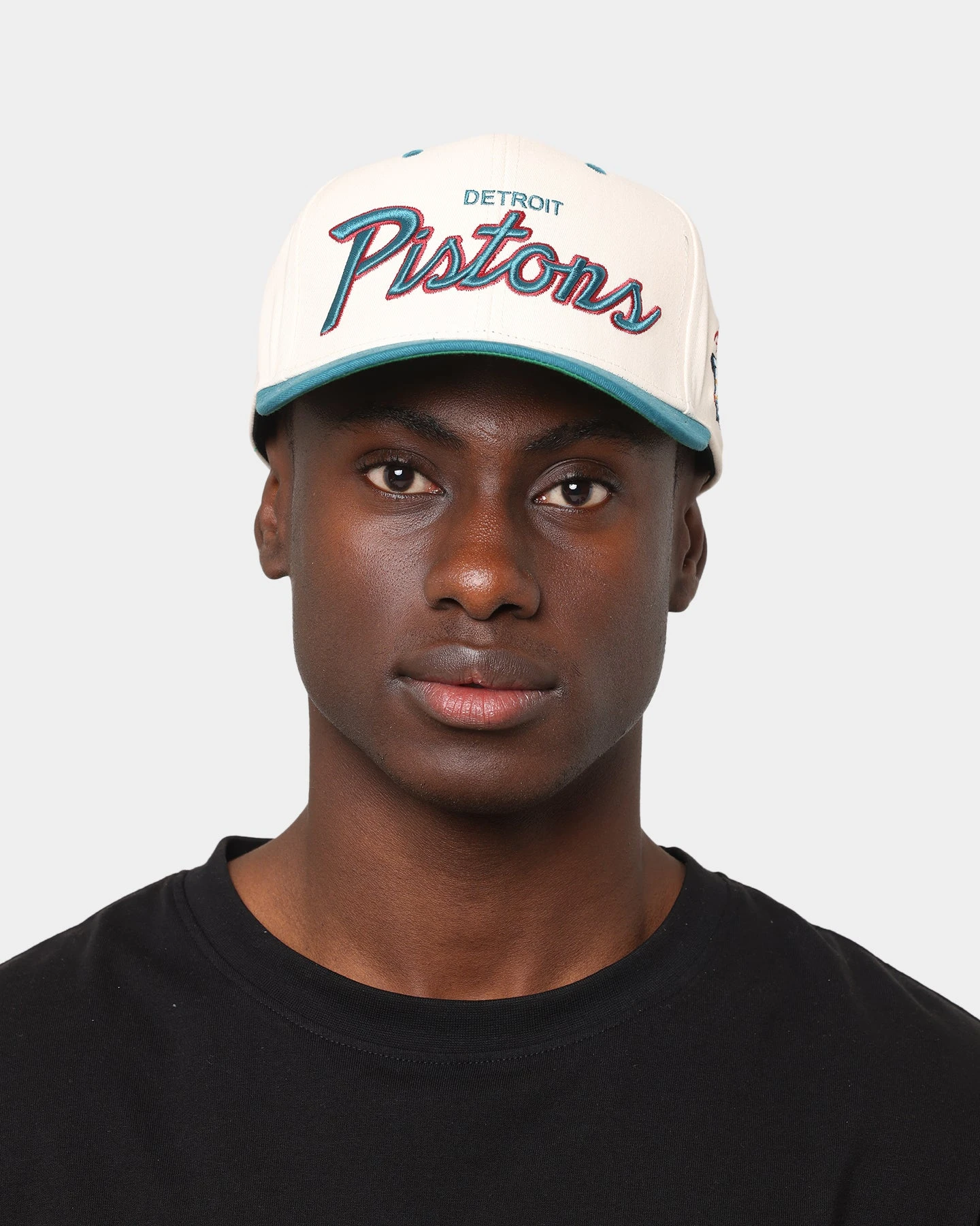 Mitchell & Ness Detroit Pistons "Cream Team Script" Pro Crown Snapback Cream Mitchell & Ness Detroit Pistons "Cream Team Script" Pro Crown Snapback Cream -Mitchell & Ness Shop 195563494431 mens 0011