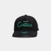 New Era Boston Celtics Coach Script Old Golfer Snapback Black