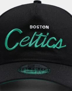 New Era Boston Celtics Coach Script Old Golfer Snapback Black -Mitchell & Ness Shop 195599180124 default 0060