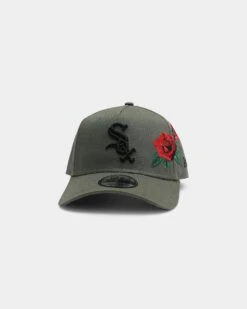 New Era Chicago White Sox Rose Hit 9FORTY A-Frame Snapback Olive/Black